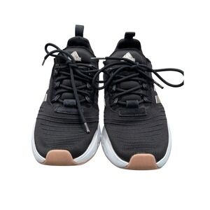 Adidas Bounce Women Running Shoes Black Silver A1G0560 Size 6.5